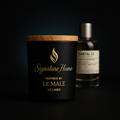 Inspired by SANTAL 33 - LE LABO  scented candle
