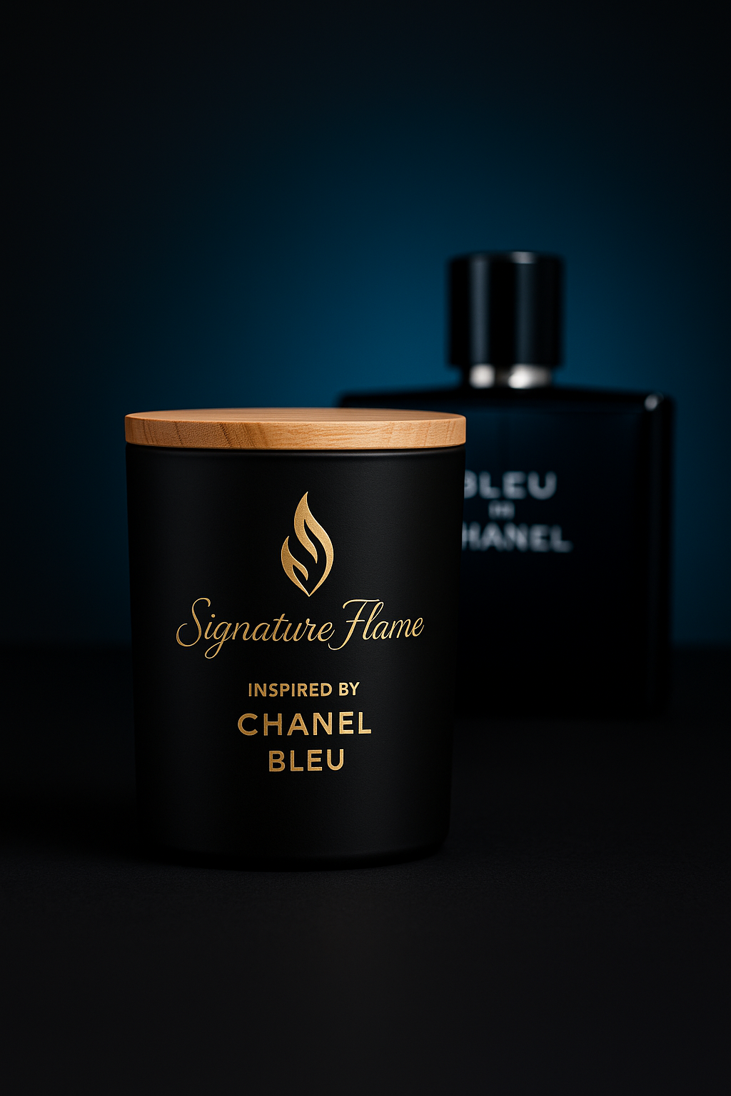 Inspired by CHANEL BLEU -CHANEL  scented candle